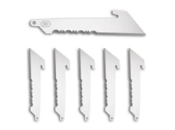 3" Serrated Utility Replacement Blades 6-Pack