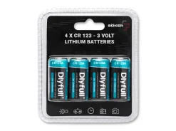 Batterie-Set 4 x CR123