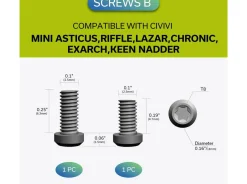 Black Titanium Clip T001D