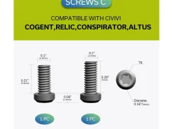 Black Titanium Clip T001D