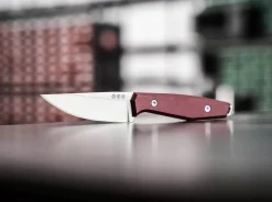 Daily Knives AK1 Droppoint Richlite Redstone