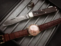 Damast Jahresmesser 2018