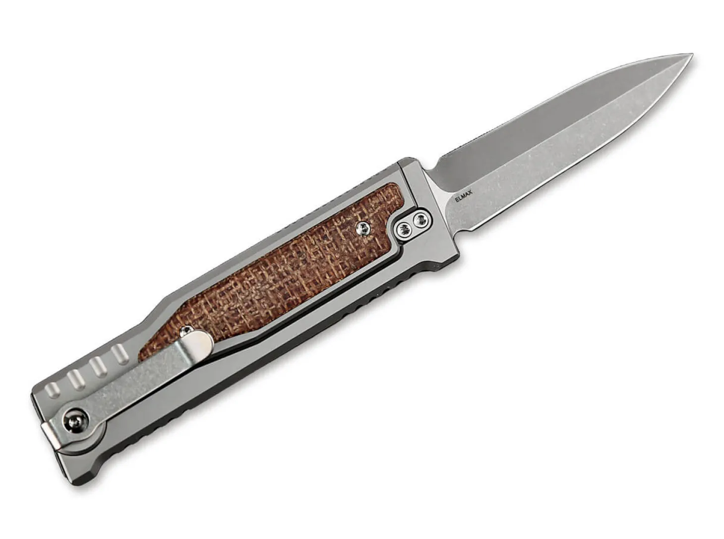EXO-M Burlap Micarta Double Edge
