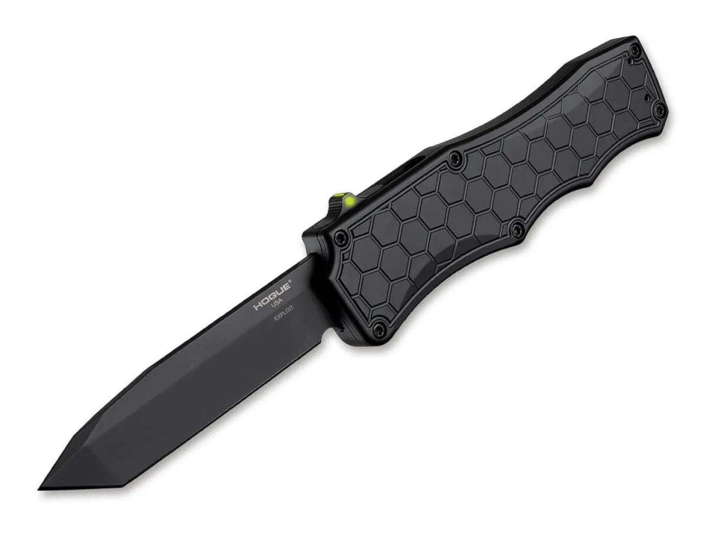 Exploit OTF Automatic 3.5 Tanto Aluminum Black PVD