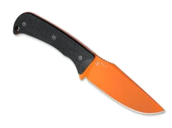 Extrak XL 3.9" Fixed Blade G10 Black Orange Cerakote