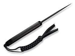 Fixed Blade Elementum Ebony Damascus