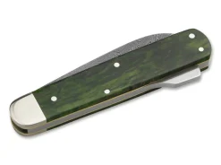 Jagdmesser Mono Damast Maserbirke Grün