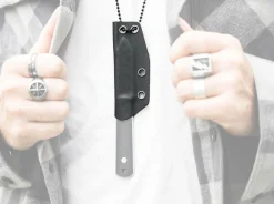 Kydexscheide Schwarz BFF Packlite