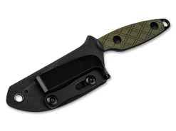 Muskrat D2 G10 Green Black Blade