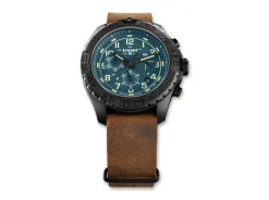P96 OdP Evolution Chrono Petrol Leder