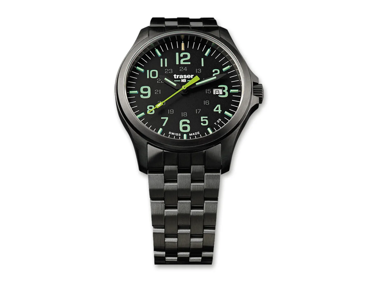 P67 Officer Pro Gunmetal Black & Lime Stahl