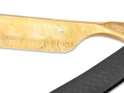 Rasiermesser Damast Carbon Gold