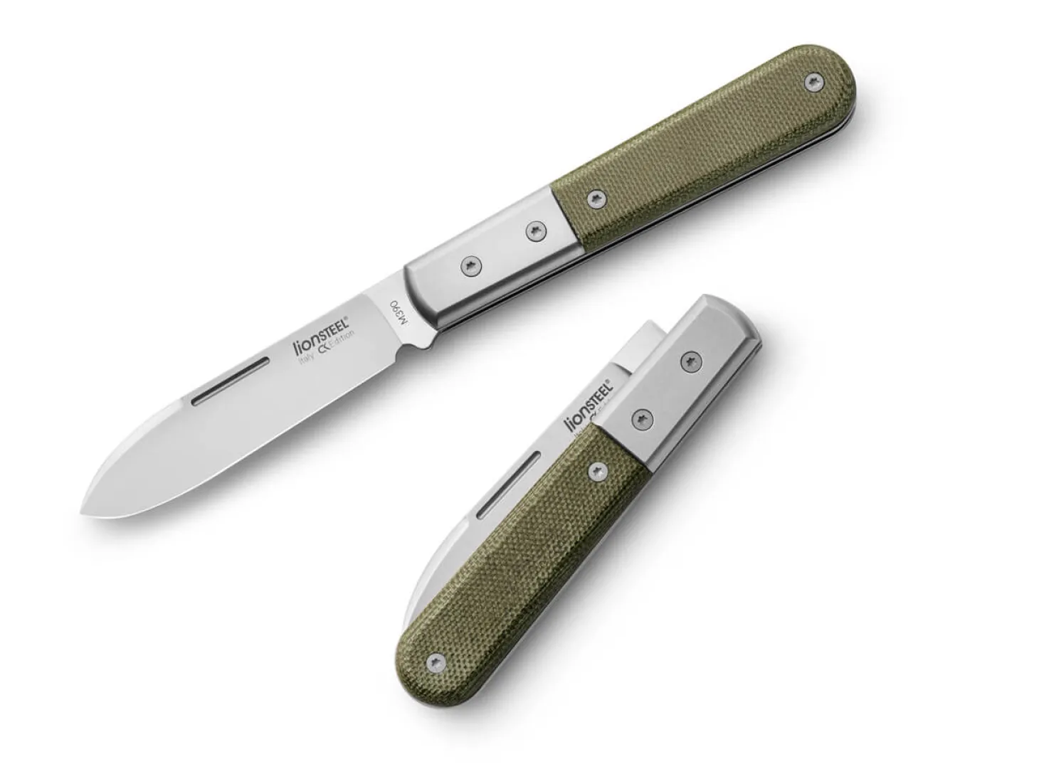 Roundhead Barlow Canvas Micarta Green