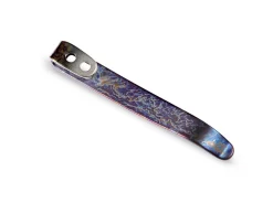 Two Flamed Titanium Clips T002A