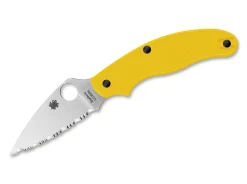 UK Penknife Salt Serrated Yellow