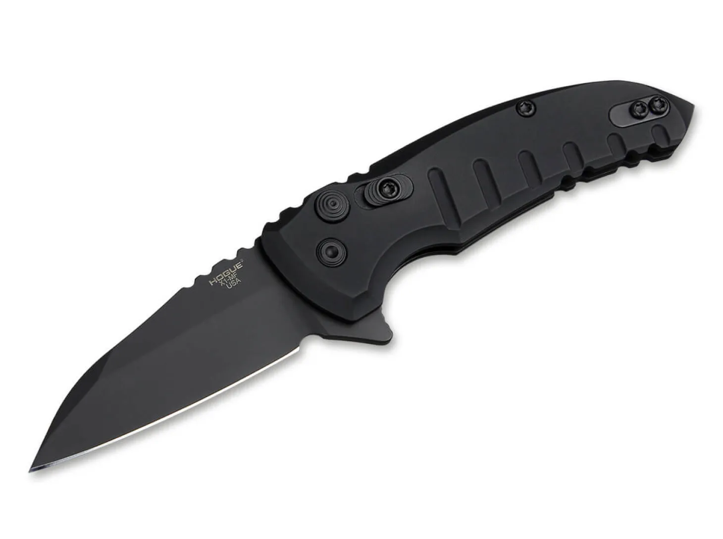 X1 Microflip Wharncliffe All Black